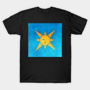 "Sun Shining/Moon Sleeping" symbol design products T-Shirt